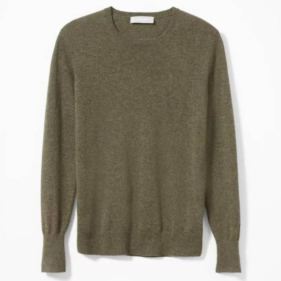 Everlane Sweaters - Everlane 100% Cashmere Crew- Loden Green L
